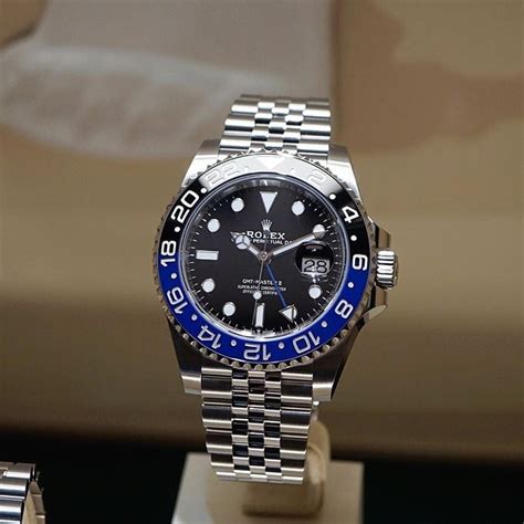 rolex gmt master ii batman 2019 price|rolex batman cost.